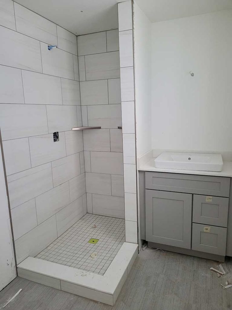 Bathroom custom tile